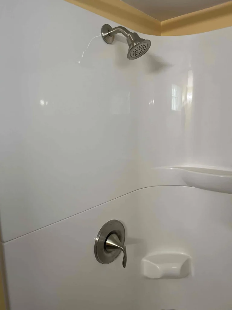 South Minneapolis basement shower remodel toilet installation by Beeline Plumbing